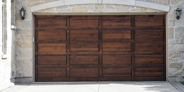 Wooden Garage door Garden City